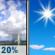 Thursday: Isolated Showers And Thunderstorms then Sunny