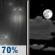 Monday Night: Light Rain Likely then Partly Cloudy