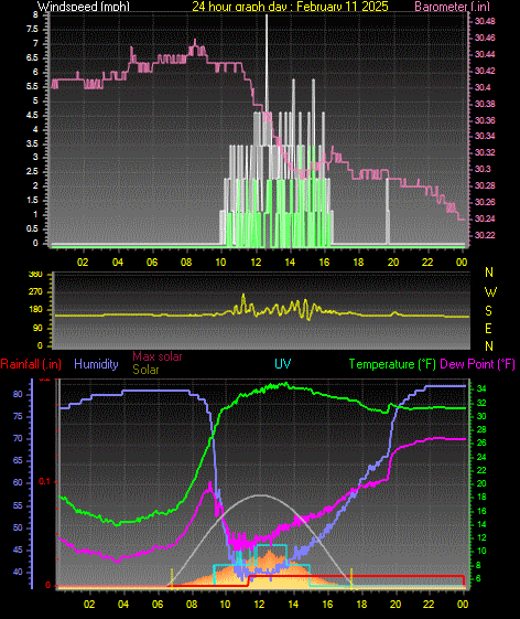 24 Hour Graph for Day 11