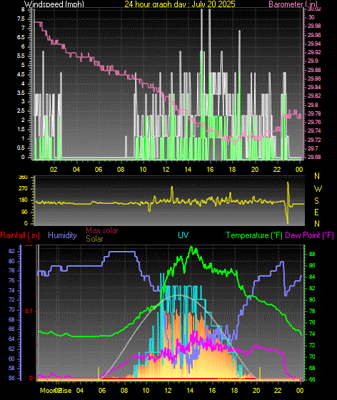 24 Hour Graph for Day 20