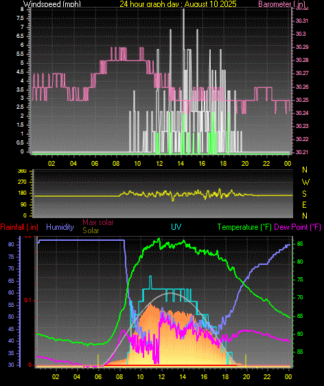 24 Hour Graph for Day 10