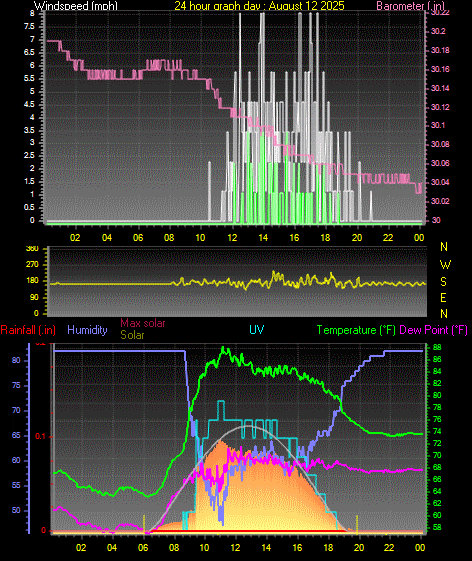 24 Hour Graph for Day 12