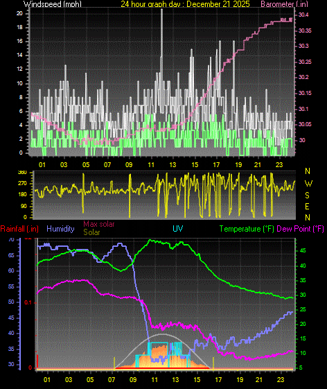 24 Hour Graph for Day 21