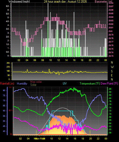 24 Hour Graph for Day 12